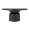 Hello Honey Round Mango Wood Coffee Table with Stacked End Grain Base